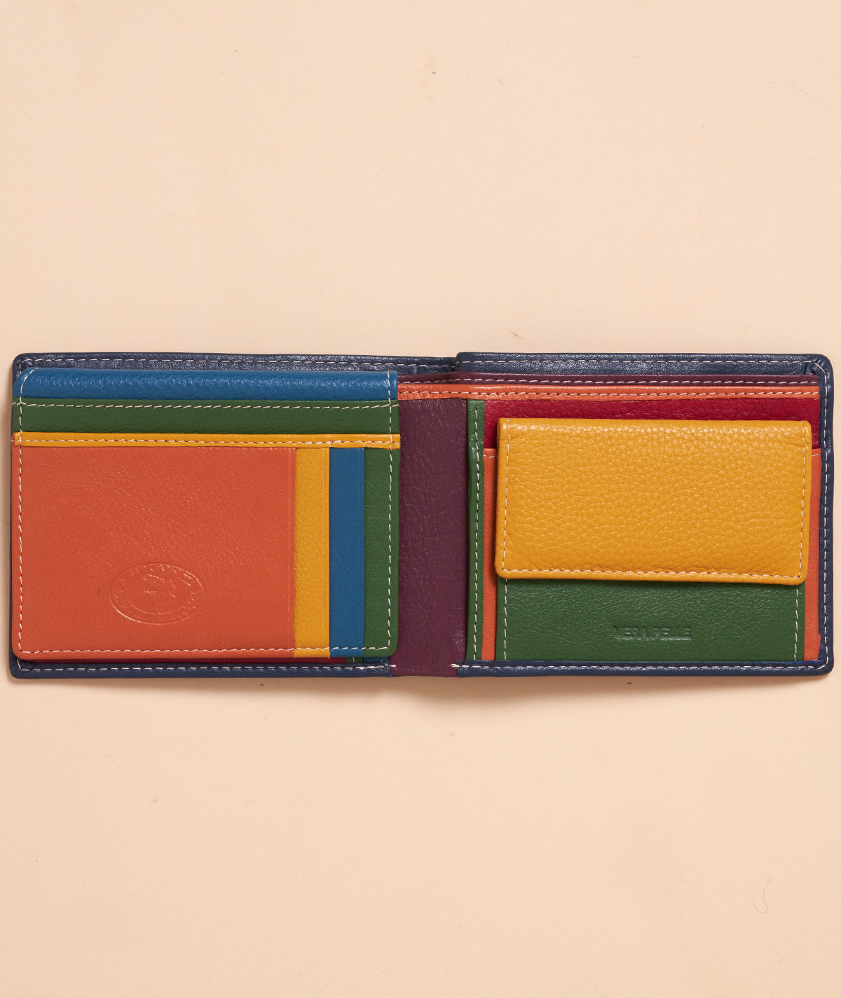 Multicolor Wallet Man Black