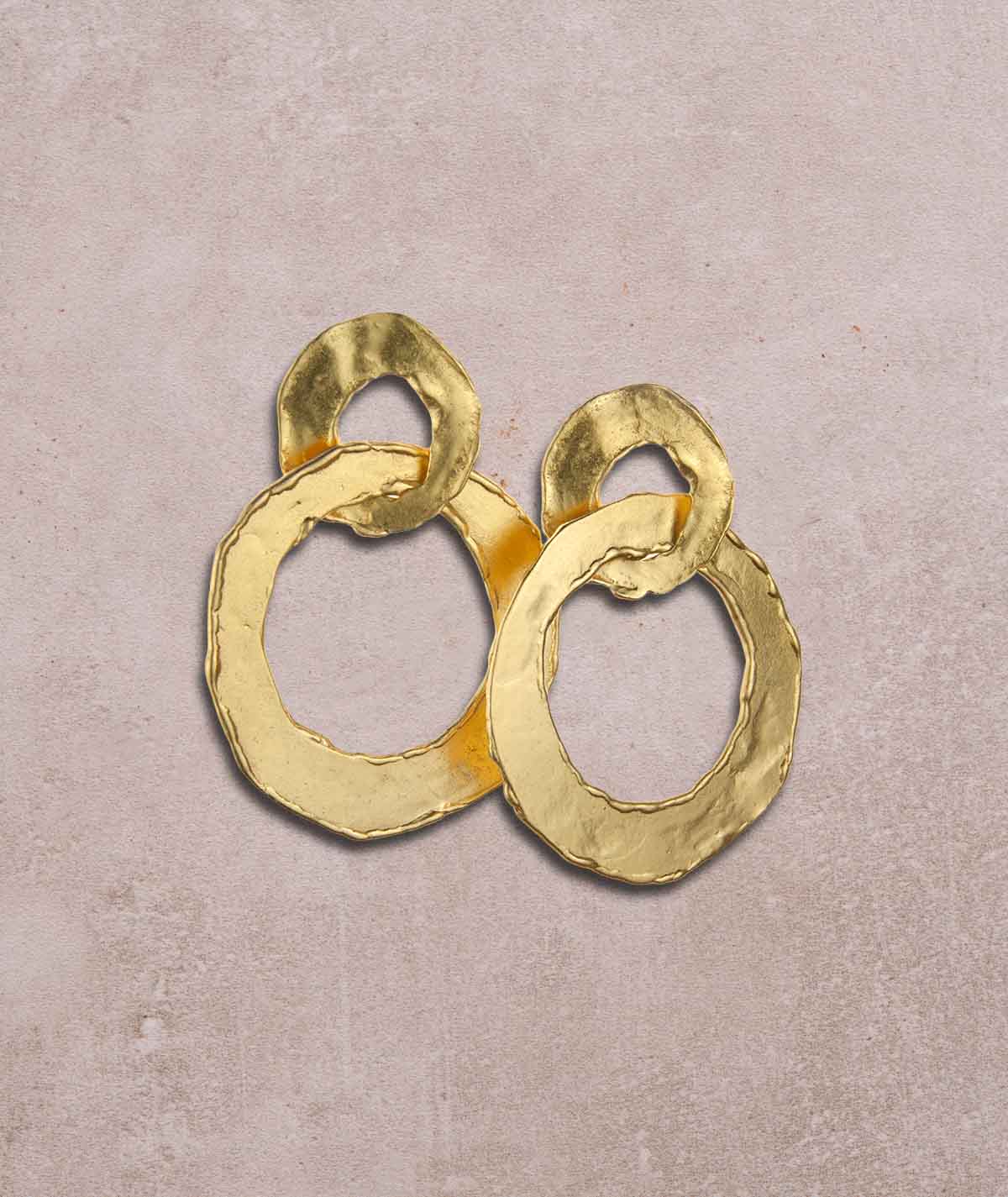 Figus Gold Weave Earrings
