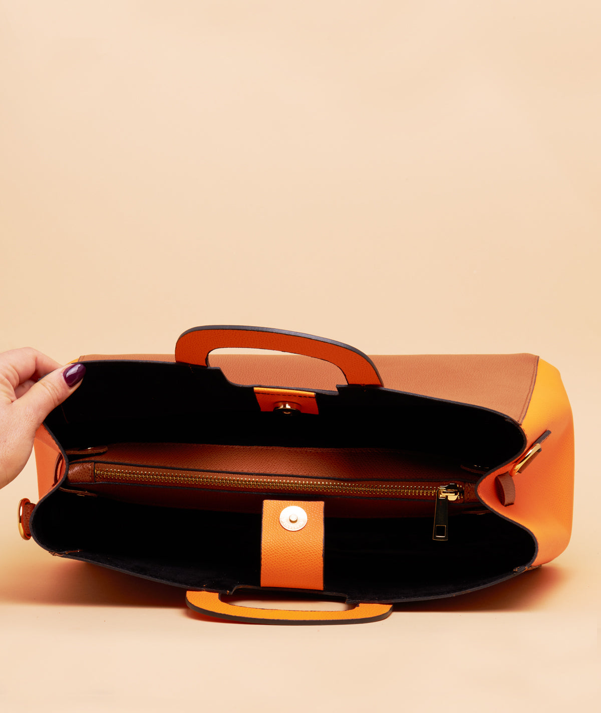 #colore_cuoio e arancio