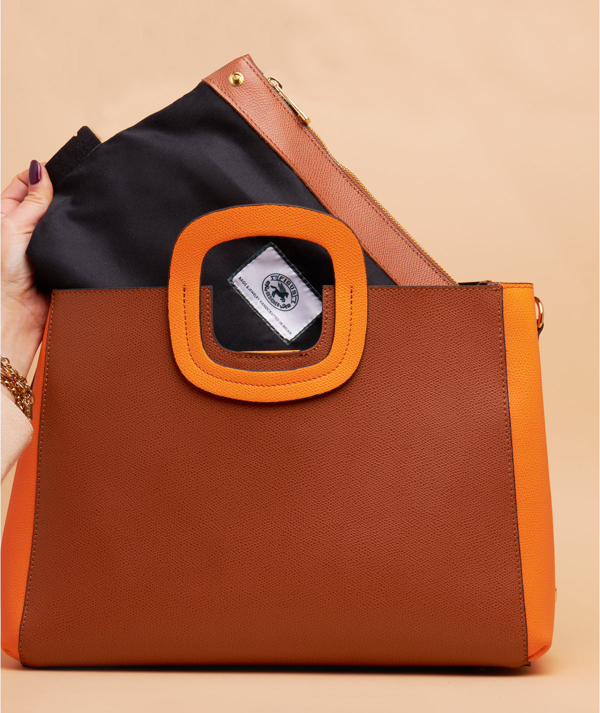 #colore_cuoio e arancio