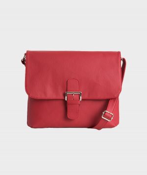 Figus Briefcase Fibbia Large eco red